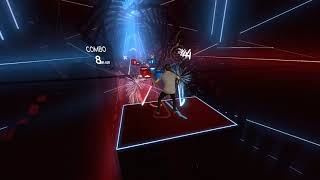 Beat Saber  RUSH E  Mixed Reality Gameplay [upl. by Curtis]