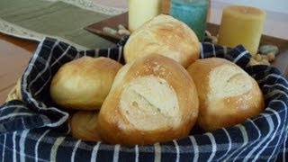 NoKnead Artisan Dinner Rolls Four Ingredients No Mixer No Yeast Proofing [upl. by Trudey]