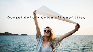 Consolidator  Unite all your files [upl. by Knut]