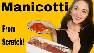 Mouthwatering Manicotti Recipe with Homemade Crepes  Buono [upl. by Elazaro544]