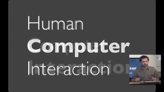 Lecture 1 — Human Computer Interaction  Stanford University [upl. by Eocsor]