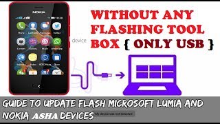 Flash All Nokia Mobile With USB  Without Box Flash All Nokia Asha PhoneLumia PhoneNokia X [upl. by Gabor209]