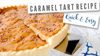 Quick amp Easy Caramel Tart Recipe  Sweet 2 Eat Baking [upl. by Atinev713]