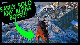 HOW TO SOLO ANY ALPHA BOSS EASY WIN STRATEGY [upl. by Ennaoj]