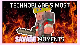 Technoblade’s most savage moments in 10 minutes [upl. by Adrianne909]