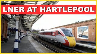 LNER Azuma at Hartlepool DCL Grand Central amp Northern Rail [upl. by Elwaine]