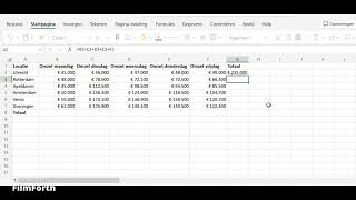 Automatisch optellen in Excel makkelijk [upl. by Ueih594]