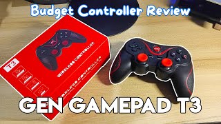 ✨🎮 Review of Gen Gamepad T3 Wireless Controller  Budget Controller Philippines [upl. by Ylellan719]