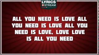 All You Need Is Love  The Beatles tribute  Lyrics [upl. by Akinar]