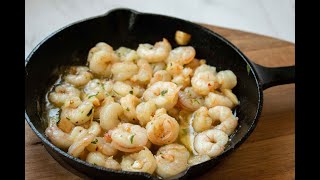 Learn how to prepare GAMBAS AL AJILLO  one of the most famous Spanish tapas [upl. by Remlap]