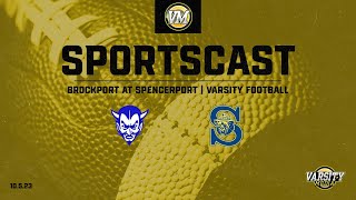 SPORTSCAST Brockport at Spencerport  Varsity Football 10523 [upl. by Aerdnac]