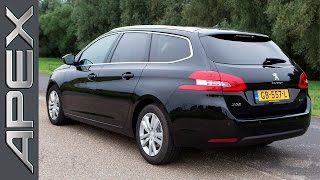 PEUGEOT 308 SW 16 BlueHDi 120  Review English Subtitles 2015 [upl. by Bristow]