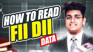 HOW TO READ FII  DII DATA  STOCK MARKET [upl. by Chara454]