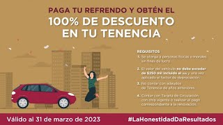 TENENCIA VEHICULAR CDMX 2023 NO ME APLICARON EL SUBSIDIO CAUSAS Y SOLUCION [upl. by Brebner]