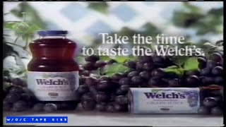 Welchs Grape Juice Commercial 1990 [upl. by Sven]