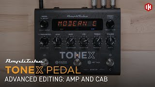 TONEX Pedal  Advanced Editing Amp and Cab [upl. by Yrrah]