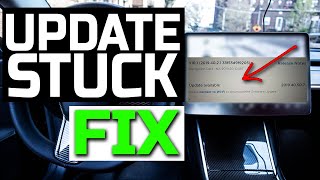 TESLA Update Stuck Fix  How to trigger the update to download [upl. by Yerxa]