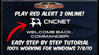 CampC Red Alert 2 How to Play Online using CnCNet in 2020  Easy Step by Step Tutorial 100 Working [upl. by Pournaras344]