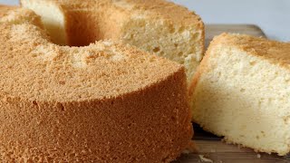 Orange Chiffon Cake Perfect Chiffon With Correct Recipe in 4K 橙味戚风蛋糕 Sifon Rasa Oren [upl. by Gonsalve907]