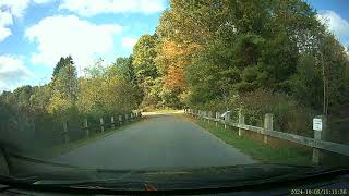 Car Dash Cam 153  Frances Slocum State Park2 [upl. by Merissa]