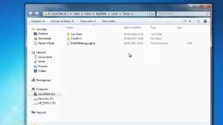 Windows 7  How To Delete Cache Files  Tutorial [upl. by Eicram]