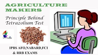 Principle behind Tetrazolium test Seed Viability test Seed technology for ExamsAgriculture Makers [upl. by Nemhauser]