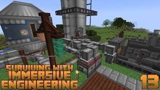 Surviving With Immersive Engineering  E13  Crude Oil Power Generation [upl. by Darce]