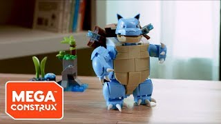 Build Beyond™ Mega Blastoise  Pokémon  Mega Construx [upl. by Colleen895]