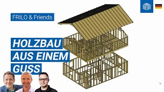 GRAPHISOFT SEMA amp FRILO  Der Workflow für den Holzbau [upl. by Sergent502]