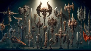 Daemonic Weapons l Warhammer 40k Lore [upl. by Eiramanig]