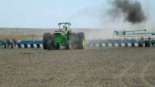 John Deere 6030 and 24 Row Kinze Planter [upl. by Burton506]