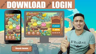 How to Download and Login Axie Infinity Game in PC and Mobile Android PART 4 [upl. by Elleniad607]