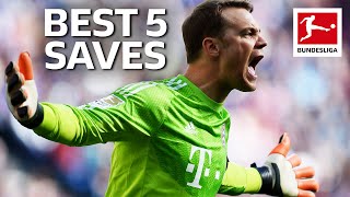 Manuel Neuer  Top 5 Saves [upl. by Eleen]