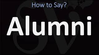 How to Pronounce Alumni CORRECTLY [upl. by Dnalor]