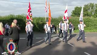 Pride Of The Hill Carnmoney Flute Band Carnmoney District LOL No 25 Mini 12th Parade 250624 [upl. by Adnelg]