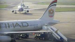 Etihad Airways Landing And Take Off At Chennai Airport [upl. by Eellac]