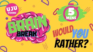 Brain Break  Would You Rather Energizer Game 3 [upl. by Larimor]