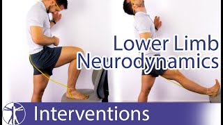 Lower Limb Neurodynamic Techniques  Sliders amp Tensioners [upl. by Ertnom115]