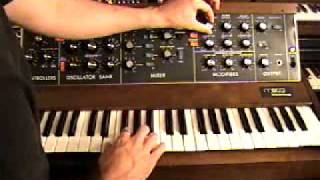 Demonstration of the Moog Minimoog [upl. by Honig]