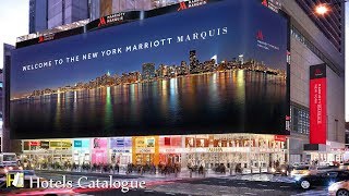 New York Marriott Marquis Hotel Tour  Luxury NYC hotels in Times Square [upl. by Gereron]