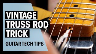 Fender Vintage Truss Rod Trick  Guitar Tech Tips  Ep 4  Thomann [upl. by Jared]