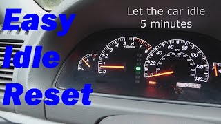 Toyota  Lexus Rough Idle After Battery ChangeDisconnect  Idle Reset Relearn Procedure [upl. by Hsac]