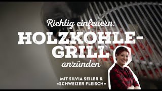 Holzkohlegrill richtig anzünden [upl. by Levram34]