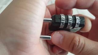 How to reset your new combination padlock [upl. by Asile287]