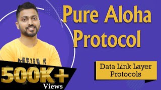 Lec32 What is Pure Aloha in Hindi  MAC Layer Protocol [upl. by Margreta]