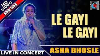 Le Gayi Le Gayi  Dil To Pagal Hai  ShahRukh Khan Karisma Kapoor  Live Performence by Asha Bhosle [upl. by Dunn594]