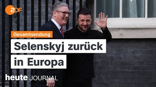 heute journal vom 010325 Folgen von TrumpEklat Reaktionen der Ukraine Appell von NatoChef [upl. by Ahsiekyt]