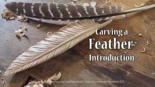 Carving a Feather  Introduction [upl. by Artsa]