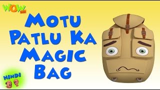 Motu Patlu Cartoons In Hindi  Animated Series  Motu patlu ka magic bag  Wow Kidz [upl. by Fenn98]