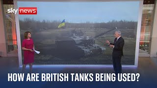 How are British Challenger 2 tanks being used by Ukraine [upl. by Ariik652]